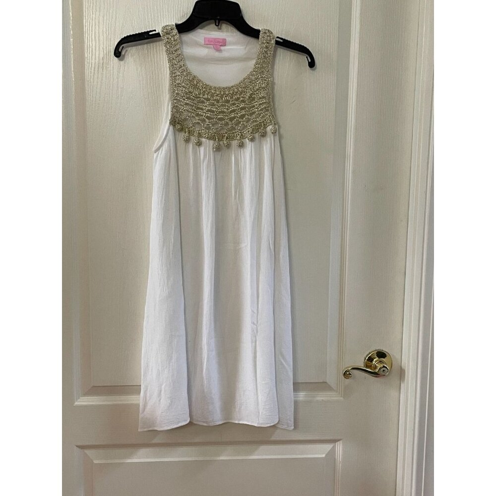 Lilly Pulitzer Rachelle Dress in Resort White Size Extra Small
